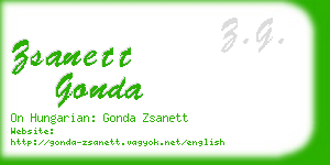 zsanett gonda business card